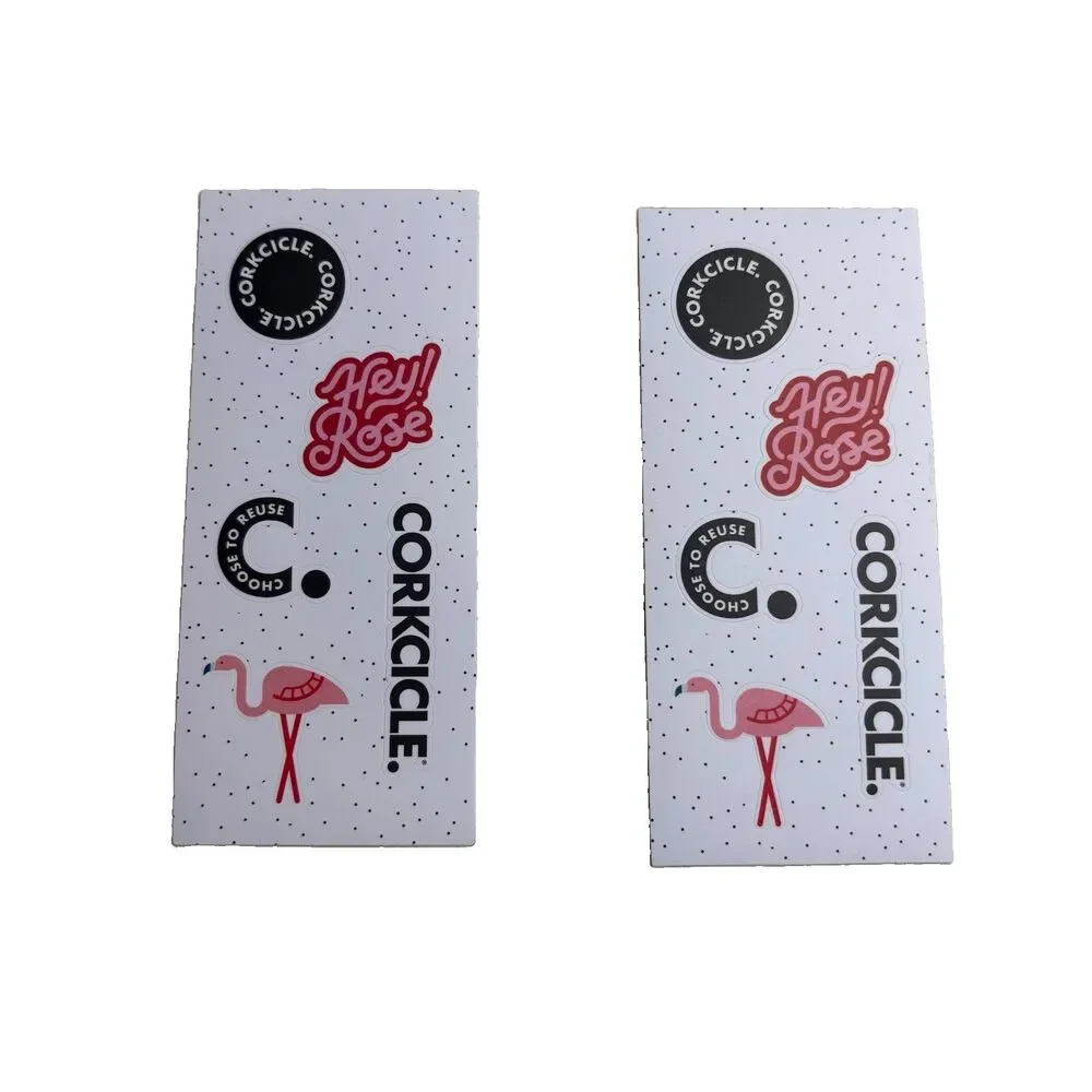 Authentic YETI Decal Stickers Brand New 6 and 2 Corkcicle sticker sheets